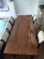 Eiken/Essenhouten Eettafel, Huis en Inrichting, Tafels | Eettafels, Gebruikt, Eikenhout, 200 cm of meer, 50 tot 100 cm