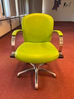 Kappersstoel appeltjesgroen, Huis en Inrichting, Stoelen, Ophalen of Verzenden