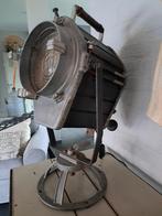 Brocante industriële  vintage filmspot theaterspot lamp, Ophalen of Verzenden
