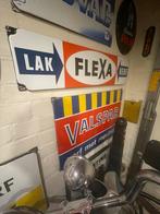 Emaille Flexa Reclamebord - Top Staat! Langcat !, Antiek en Kunst, Ophalen
