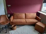Meubelset, 3 zits bank met hocker en bureaustoel, Ophalen, Zo goed als nieuw, Overige materialen, Modern