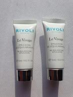 Rivoli Geneve 2 samples Emulsion re-balancing emulsion, Verzenden, Nieuw, Gehele gezicht, Verzorging