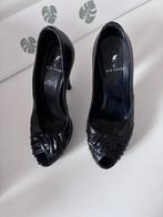 Elegante zwarte hakken - Maat 35, Zwart, Ophalen of Verzenden, Zo goed als nieuw, Schoenen met hoge hakken