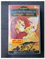 Vhs leeuwenkoning 2 h, Cd's en Dvd's, VHS | Kinderen en Jeugd, Tekenfilm, Alle leeftijden, Ophalen of Verzenden, Zo goed als nieuw