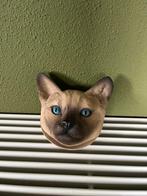 siamese kat hoofd hanger beeldje, Ophalen of Verzenden, Zo goed als nieuw, Dier