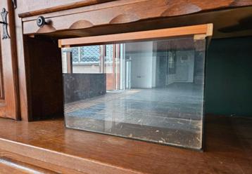 Glashelder Aquarium - Terrarium 28 x 45 x 29 cm. beschikbaar voor biedingen