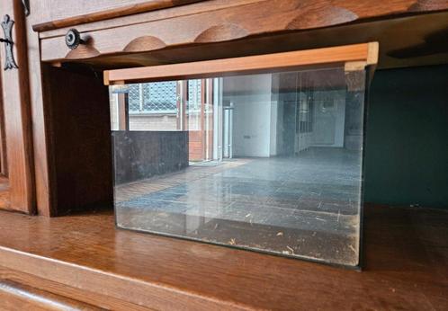 Glashelder Aquarium - Terrarium 28 x 45 x 29 cm., Dieren en Toebehoren, Reptielen en Amfibieën | Toebehoren, Terrarium of Paludarium