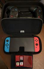 Nintendo Switch Oled met 3 toptitels, Met games, Zo goed als nieuw, Met 3 controllers of meer, Switch OLED
