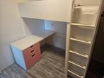 Hoogslaper bed Ikea Stuva meisjes kamer, bureau Zoetermeer, Ophalen of Verzenden, Zo goed als nieuw, Hoogslaper