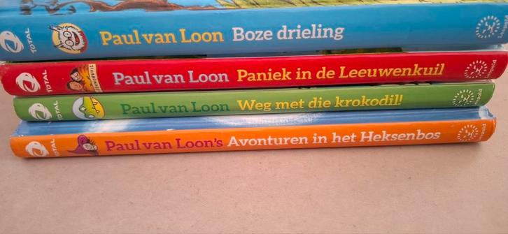 Leuke set van 4 boeken van Paul van Loon, Boeken, Kinderboeken | Jeugd | 10 tot 12 jaar, Gelezen, Ophalen of Verzenden