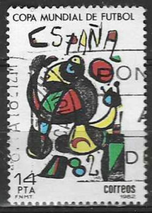 Spanje 1982 - Yvert 2272 - Affiche Wereldbeker Voetbal (ST), Postzegels en Munten, Postzegels | Europa | Spanje, Gestempeld, Verzenden