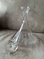 Kristallen karaf met stolp, Antiek en Kunst, Antiek | Glas en Kristal, Ophalen of Verzenden