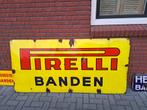 Emaille reclamebord langcat, Verzamelen, Merken en Reclamevoorwerpen, Ophalen, Gebruikt, Reclamebord