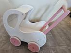 Bandits&Angels, HOUTEN POPPENWAGEN/LOOPWAGEN, lft1jr, Inwst!, Ophalen, Zo goed als nieuw