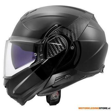 LS2 FF910 Advant II Solid Systeemhelm, Zwart beschikbaar voor biedingen