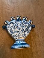 Hartvormige tulpenvaas Delfts blauw, Ophalen of Verzenden