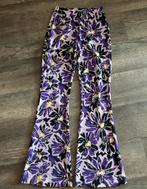 Colourful Rebel flared pants paarse bloem, maat S, Kleding | Dames, Broeken en Pantalons, Ophalen of Verzenden, Nieuw, Paars, Lang