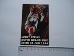 sticker TT ASSEN 1994 Kevin Schwantz motor race motogp retro, Verzenden