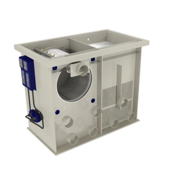 Combi Trommelfilter 50XL Gravity incl. 2x UV-C (op voorraad), Tuin en Terras, Vijver-toebehoren, Nieuw, Vijverfilter, Ophalen