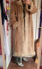 Afghaanse Penny Lane hippie maxi jas borduursels boho XL, Beige, Maat 46/48 (XL) of groter, Ophalen of Verzenden, Vintage