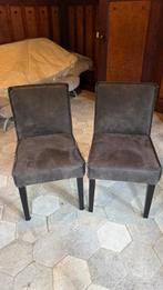 Twee nubuck stoelen, merk Be Pure, Twee, Hout, Ophalen of Verzenden, Zo goed als nieuw