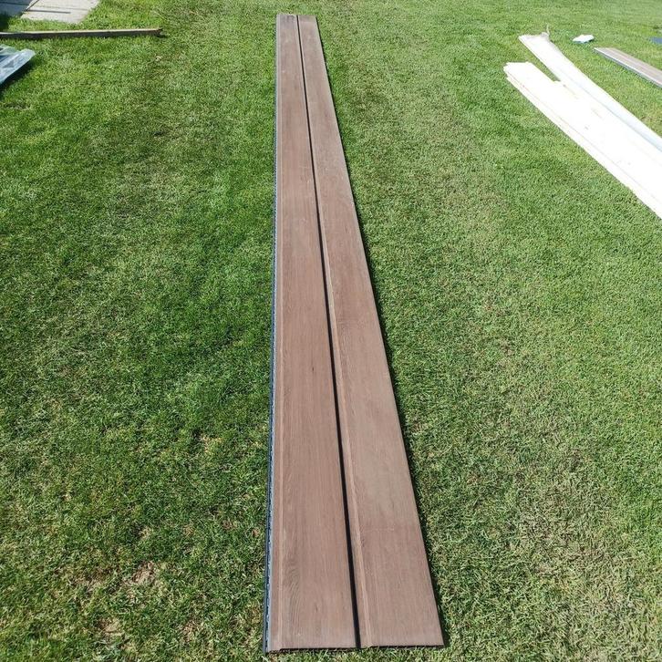 Keralit kunstof  gevelbekleding novicel/reelwood, Doe-het-zelf en Verbouw, Hout en Planken, Nieuw, Plank, Overige houtsoorten