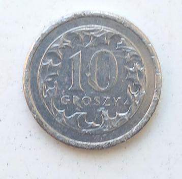Poolse munt/10 Groszy 2008 beschikbaar voor biedingen
