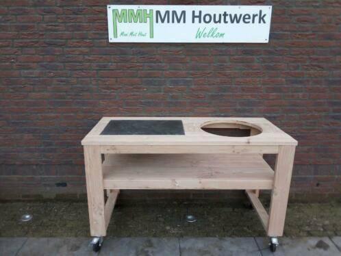 green egg tafel buitenkeuken basterd monolith kamado joe, Tuin en Terras, Buitenkeukens, Nieuw, Gas, Ophalen