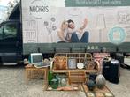 rotan / rattan - salontafel bank en lectuurmand - nochris, Antiek en Kunst, Ophalen