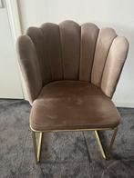 Schelpen stoel velvet, Ophalen of Verzenden, Zo goed als nieuw, Overige kleuren, Drie