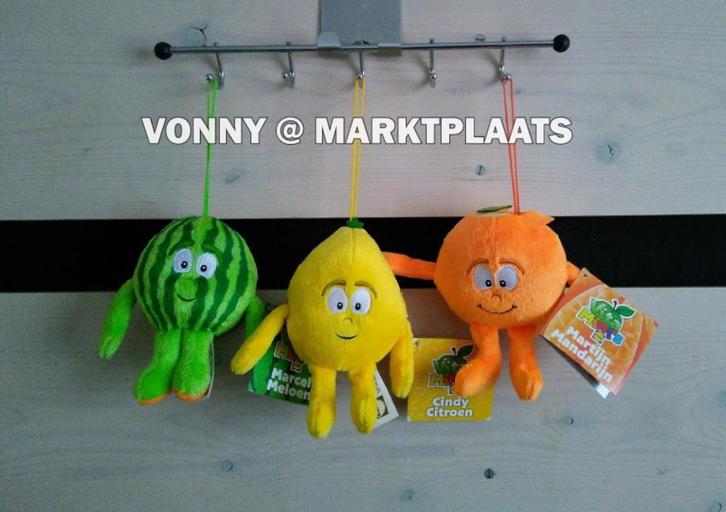 Lidl Vitaminis Marcel Meloen Cindy Citroen Martijn Mandarijn, Verzamelen, Supermarktacties, Lidl, Ophalen of Verzenden