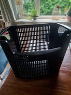 Nieuwstaat! Zwarte plastic mand, Ophalen, Zo goed als nieuw
