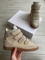Isabel Marant Bilsy Beige Velvet - Maat 37, Isabel Marant, Beige, Ophalen of Verzenden, Sneakers of Gympen