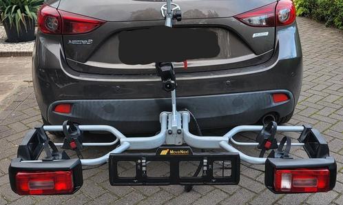 MovaNext Fietsendrager - Geschikt voor E-bikes, Auto diversen, Fietsendragers, Gebruikt, Trekhaakdrager, 2 fietsen, Elektrische fiets
