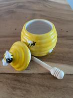 Honingpot met deksel en lepel, Ophalen of Verzenden, Nieuw