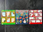 Set kerststickervellen, Ophalen of Verzenden, Zo goed als nieuw