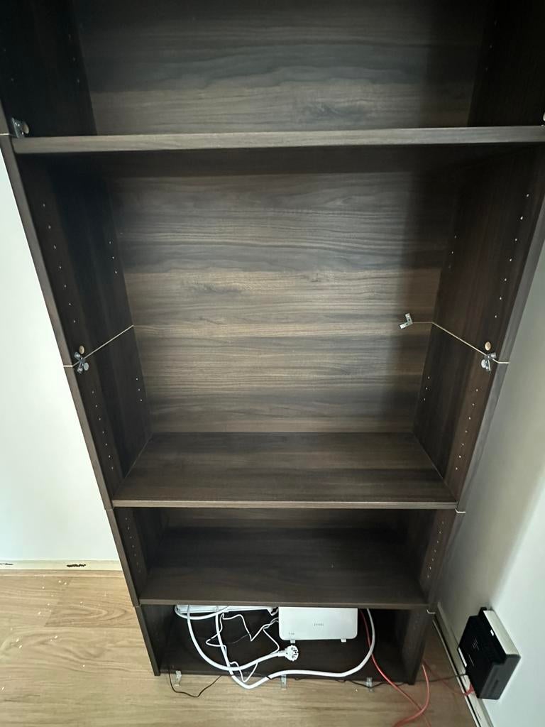 IKEA BILLY boekenkast6 plankenDonkerbruin, Ophalen, Gebruikt