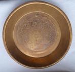 Koperen gegraveerde schaal, Antiek en Kunst, Ophalen of Verzenden, Koper