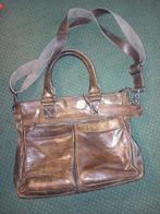 Micmac hand tas van leer, Ophalen of Verzenden, Handtas