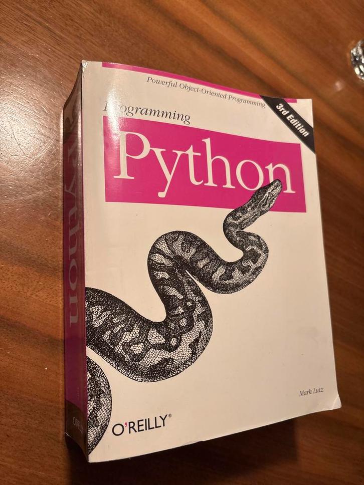 Python Programming - O'Reilly, Mark Lutz, Boeken, Informatica en Computer, Gelezen, Programmeertaal of Theorie, Ophalen of Verzenden
