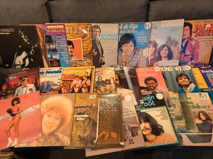 +/- 1000 lp's, Cd's en Dvd's, Vinyl | Overige Vinyl, Gebruikt, Overige formaten, Ophalen