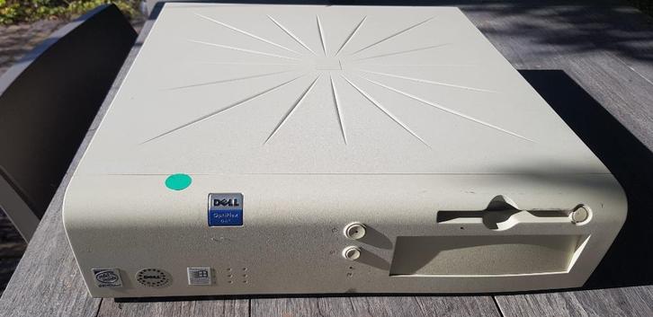 Vintage Dell Optiplex Gn+ Pentium MMX computer desktop, Computers en Software, Vintage Computers, Ophalen of Verzenden