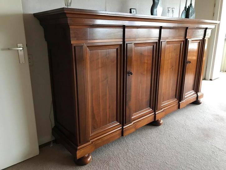 Massief Mahonie Kast - Meubelmaker kwaliteit, Huis en Inrichting, Kasten | Buffetkasten, Gebruikt, 100 tot 150 cm, 200 cm of meer