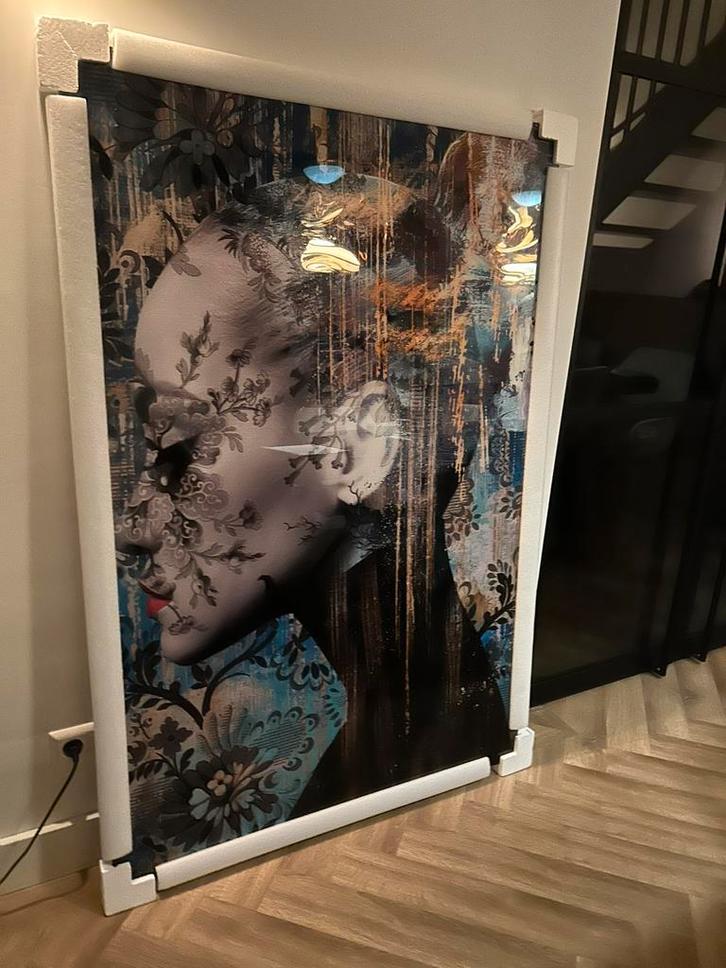 KARE Design - Schilderij Lady Flower 100x150 NIEUW, Antiek en Kunst, Kunst | Schilderijen | Modern, Ophalen