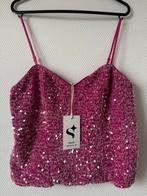 Nieuw Shoeby x Lizzy van der Ligt pailletten top roze L, Verzenden, Maat 42/44 (L), Nieuw, Roze