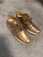 Gouden Hogan sneakers mt 38, Ophalen, Overige kleuren, Sneakers of Gympen, Hogan
