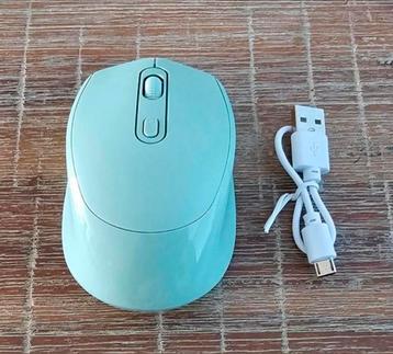 Draadloze Ergonomische Muis - Oplaadbaar - Groen beschikbaar voor biedingen