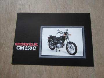 Honda CM250 C brochure folder 1981 beschikbaar voor biedingen