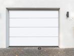 sectionale garagepoort automatische in kit wit, Nieuw, Minder dan 200 cm, Ophalen, Garagedeur
