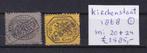 A134) 1868 Kirchenstaat Mi 20 en 24 €3585,00 geen garantie, Postzegels en Munten, Ophalen of Verzenden, Gestempeld